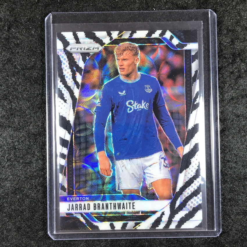 2024-25 Prizm EPL JARRAD BRANTHWAITE Choice Zebra 4/15 #228