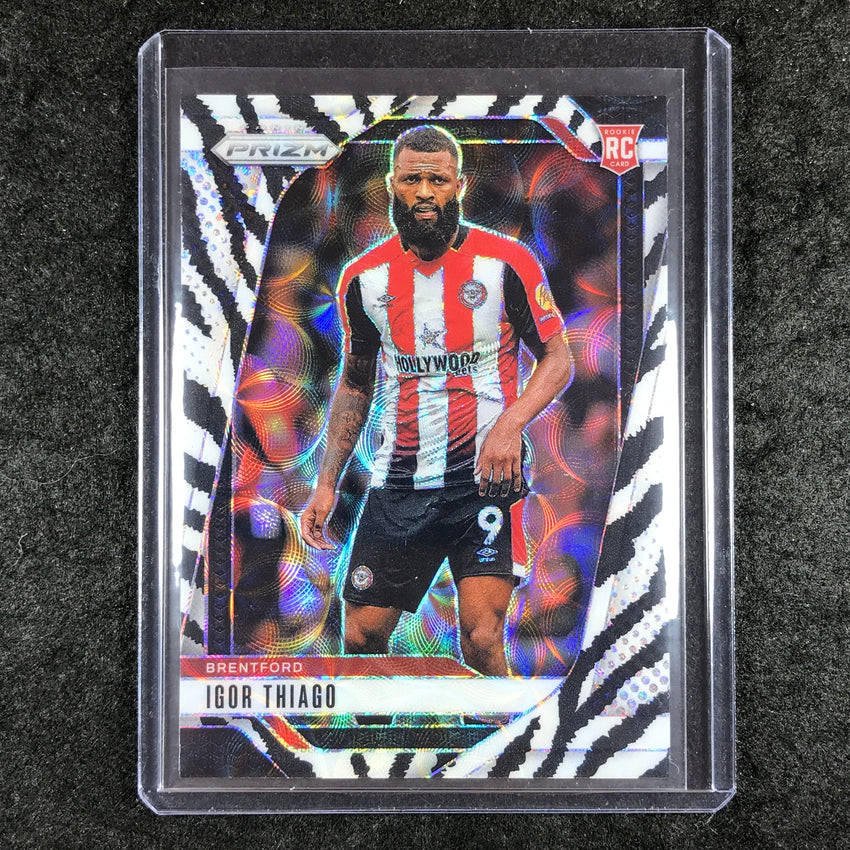 2024-25 Prizm EPL IGOR THIAGO Rookie Choice Zebra 7/15 #245