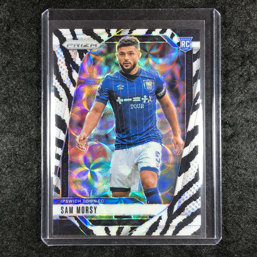 2024-25 Prizm EPL SAM MORSY Rookie Choice Zebra 4/15 #281