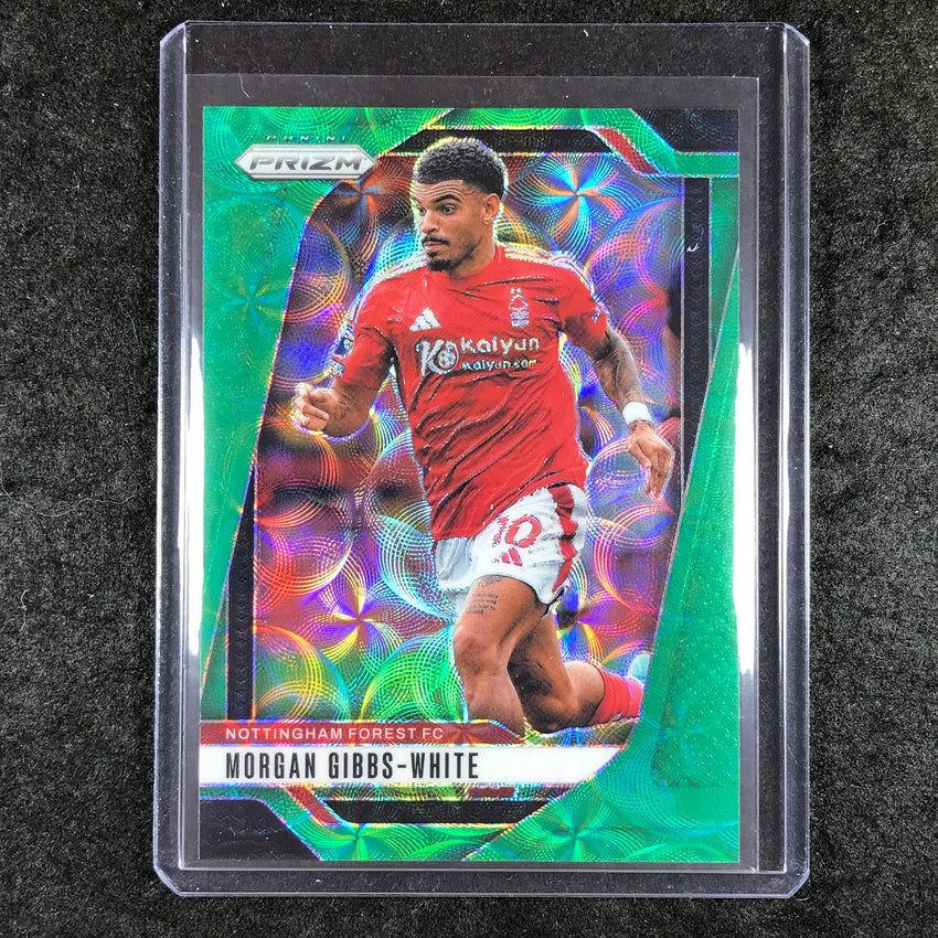 2024-25 Prizm EPL MORGAN GIBBS-WHITE Choice Green 3/5 #255