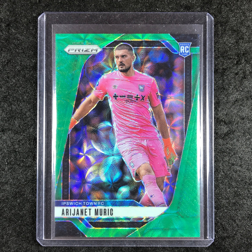 2024-25 Prizm EPL ARIJANET MURIC Rookie Choice Green 5/5 #282