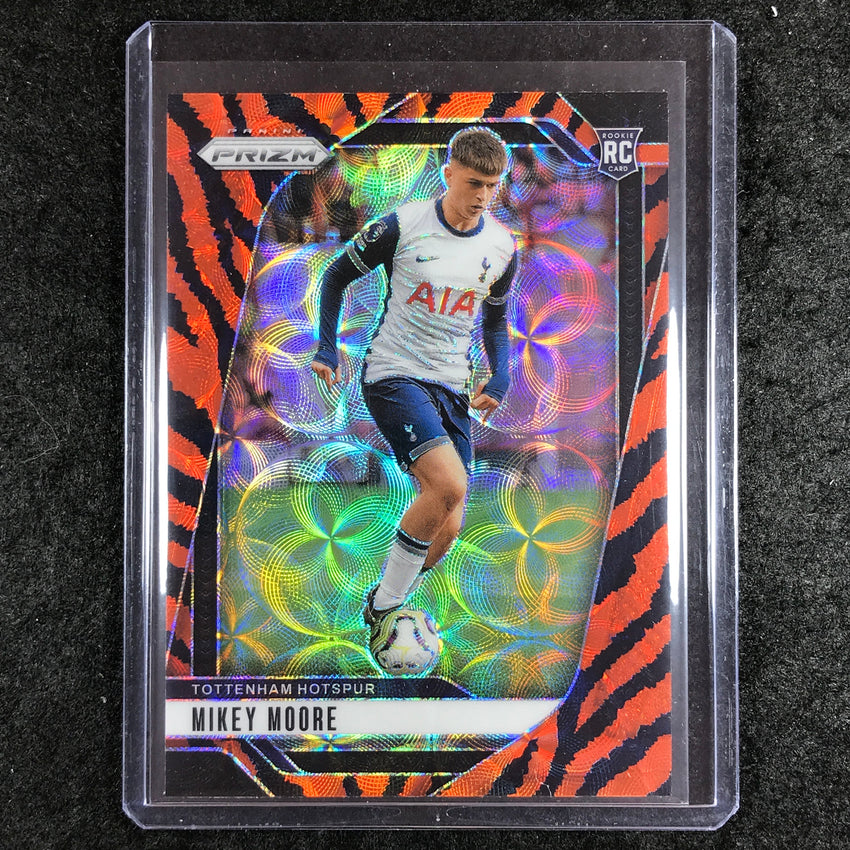 2024-25 Prizm EPL MIKEY MOORE Rookie Choice Tiger Stripe #82