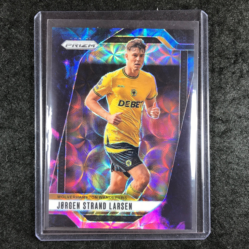 2024-25 Prizm EPL JORGEN STRAND LARSEN Choice Nebula 1/1 #219