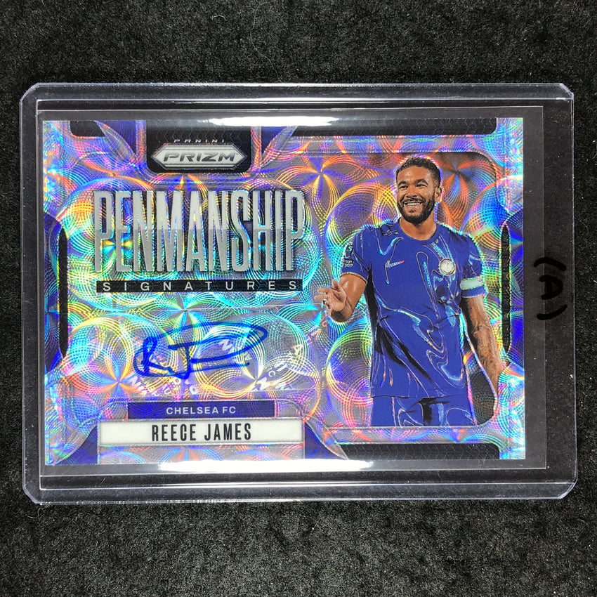 2024-25 Prizm EPL REECE JAMES Penmanship Auto Choice #RJ (A)