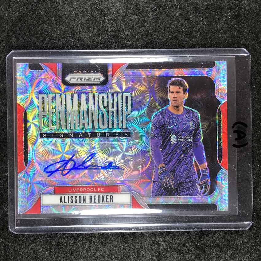2024-25 Prizm EPL ALISSON BECKER Penmanship Auto Choice #AB (A)