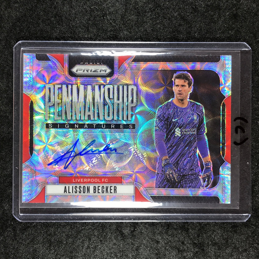 2024-25 Prizm EPL ALISSON BECKER Penmanship Auto Choice #AB (C)