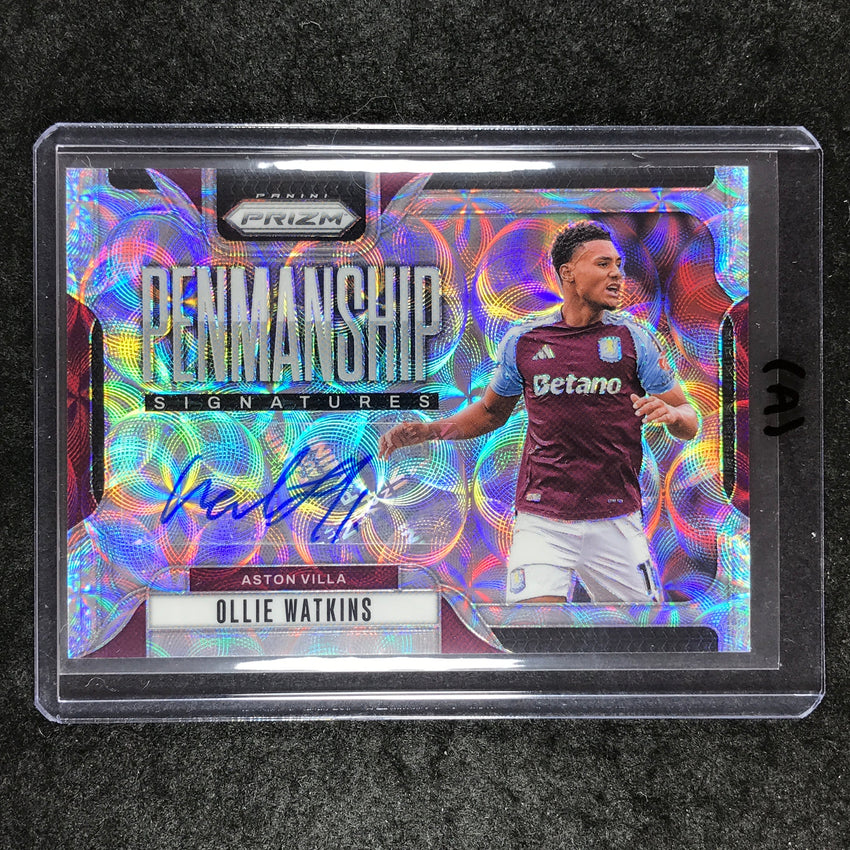 2024-25 Prizm EPL OLLIE WATKINS Penmanship Auto Choice #OW (A)