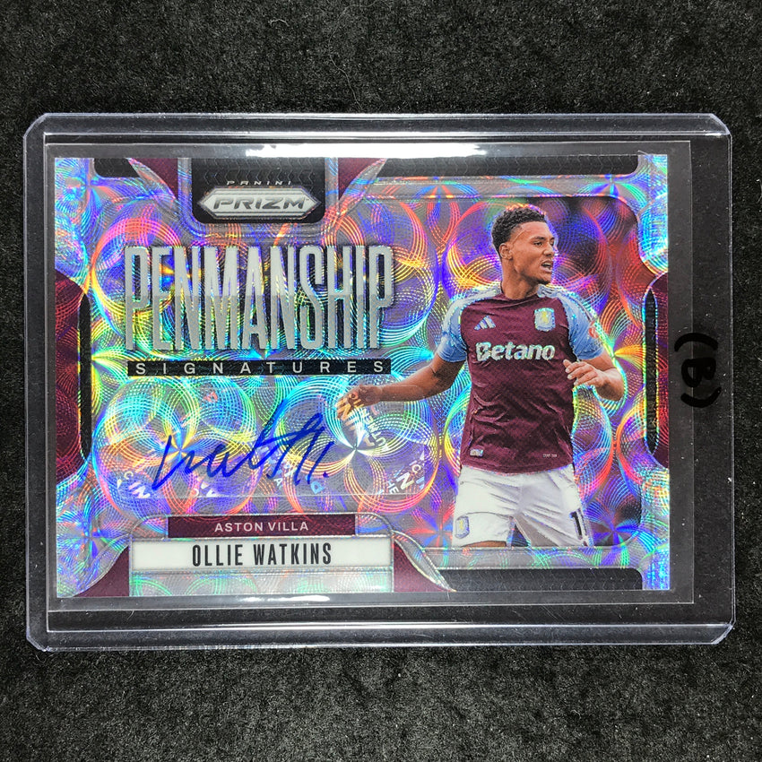 2024-25 Prizm EPL OLLIE WATKINS Penmanship Auto Choice #OW (B)