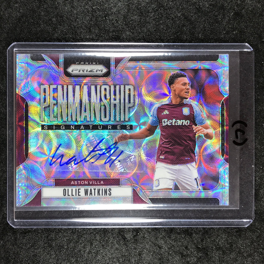 2024-25 Prizm EPL OLLIE WATKINS Penmanship Auto Choice #OW (C)