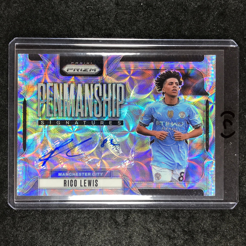 2024-25 Prizm EPL RICO LEWIS Penmanship Auto Choice #RL (C)