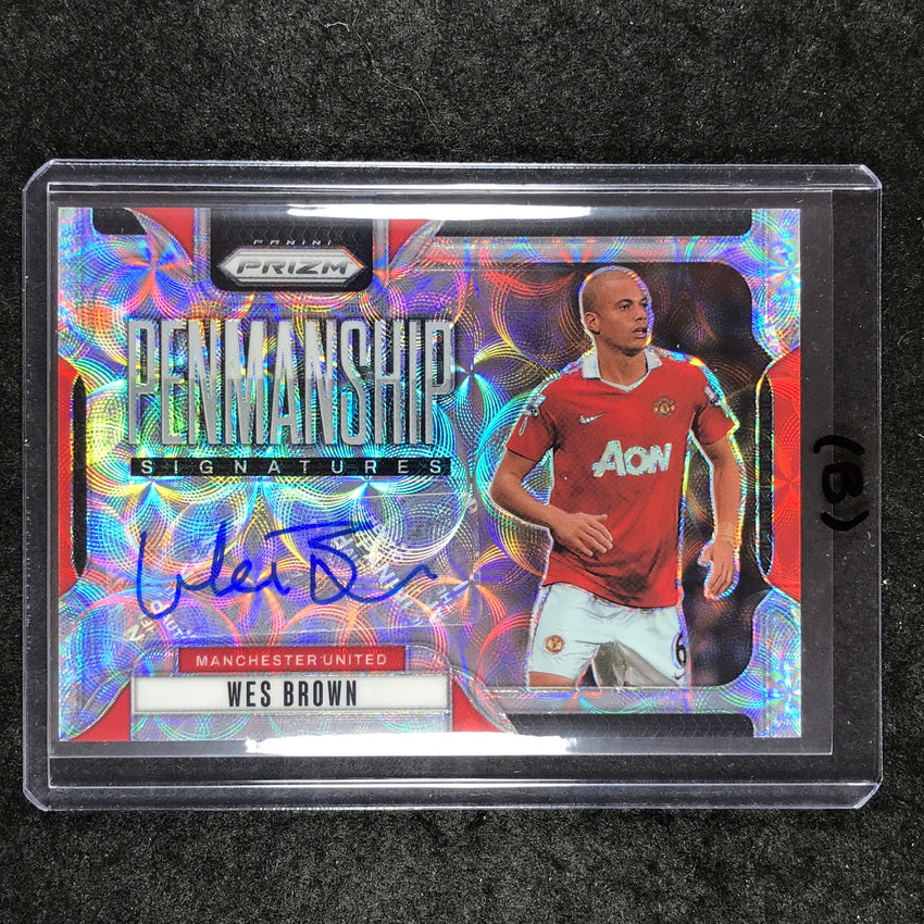 2024-25 Prizm EPL WES BROWN Penmanship Auto Choice #WB (B)