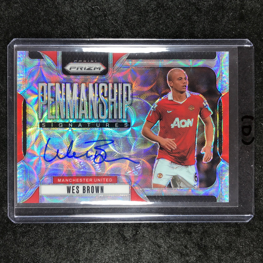 2024-25 Prizm EPL WES BROWN Penmanship Auto Choice #WB (D)