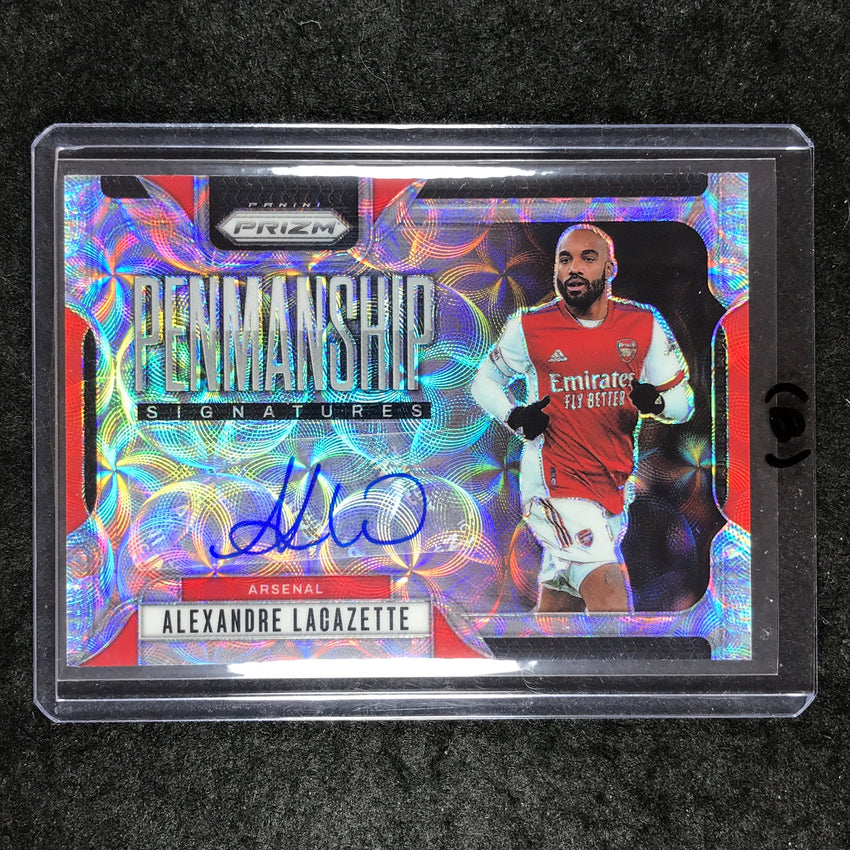2024-25 Prizm EPL ALEXANDRE LACAZETTE Penmanship Auto Choice #AL (B)