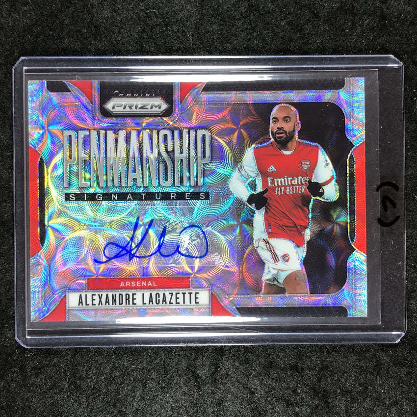 2024-25 Prizm EPL ALEXANDRE LACAZETTE Penmanship Auto Choice #AL (C)