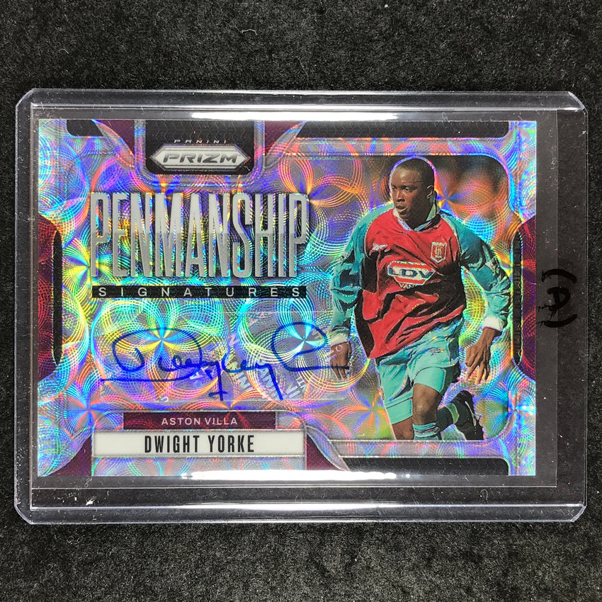 2024-25 Prizm EPL DWIGHT YORKE Penmanship Auto Choice #DY (A)
