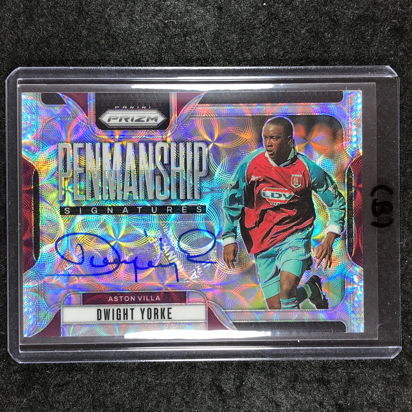 2024-25 Prizm EPL DWIGHT YORKE Penmanship Auto Choice #DY (B)
