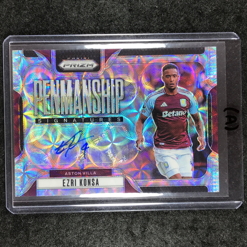2024-25 Prizm EPL EZRI KONSA Penmanship Auto Choice #EK (A)