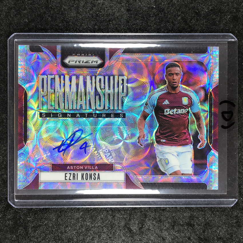 2024-25 Prizm EPL EZRI KONSA Penmanship Auto Choice #EK (D)