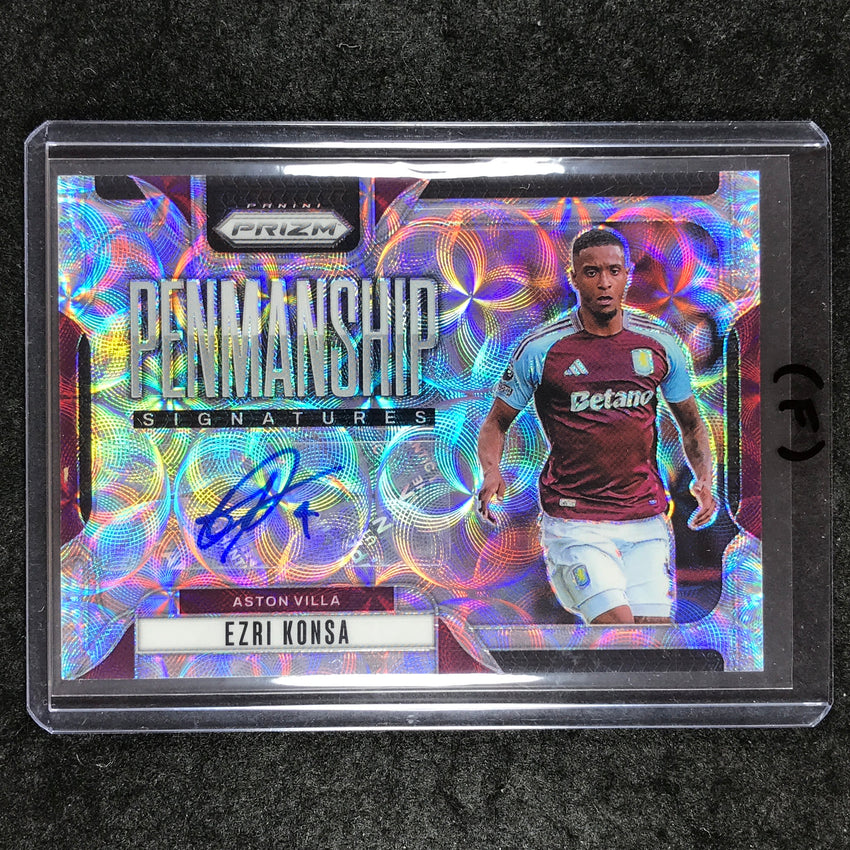 2024-25 Prizm EPL EZRI KONSA Penmanship Auto Choice #EK (F)