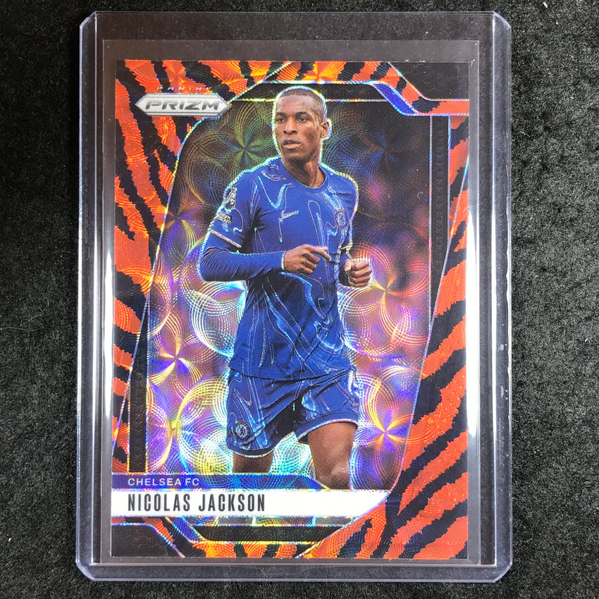 2024-25 Prizm EPL NICOLAS JACKSON Choice Tiger Stripe #99