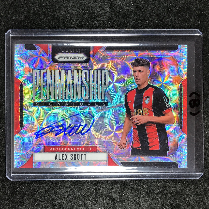 2024-25 Prizm EPL ALEX SCOTT Penmanship Auto Choice #AS (B)