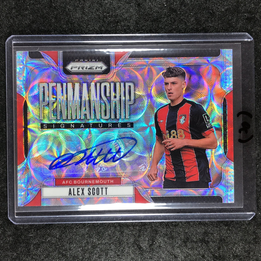 2024-25 Prizm EPL ALEX SCOTT Penmanship Auto Choice #AS (G)