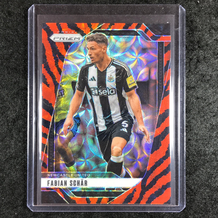 2024-25 Prizm EPL FABIAN SCHAR Choice Tiger Stripe #107