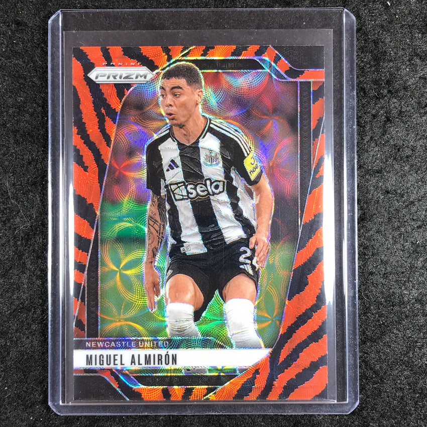 2024-25 Prizm EPL MIGUEL ALMIRON Choice Tiger Stripe #110
