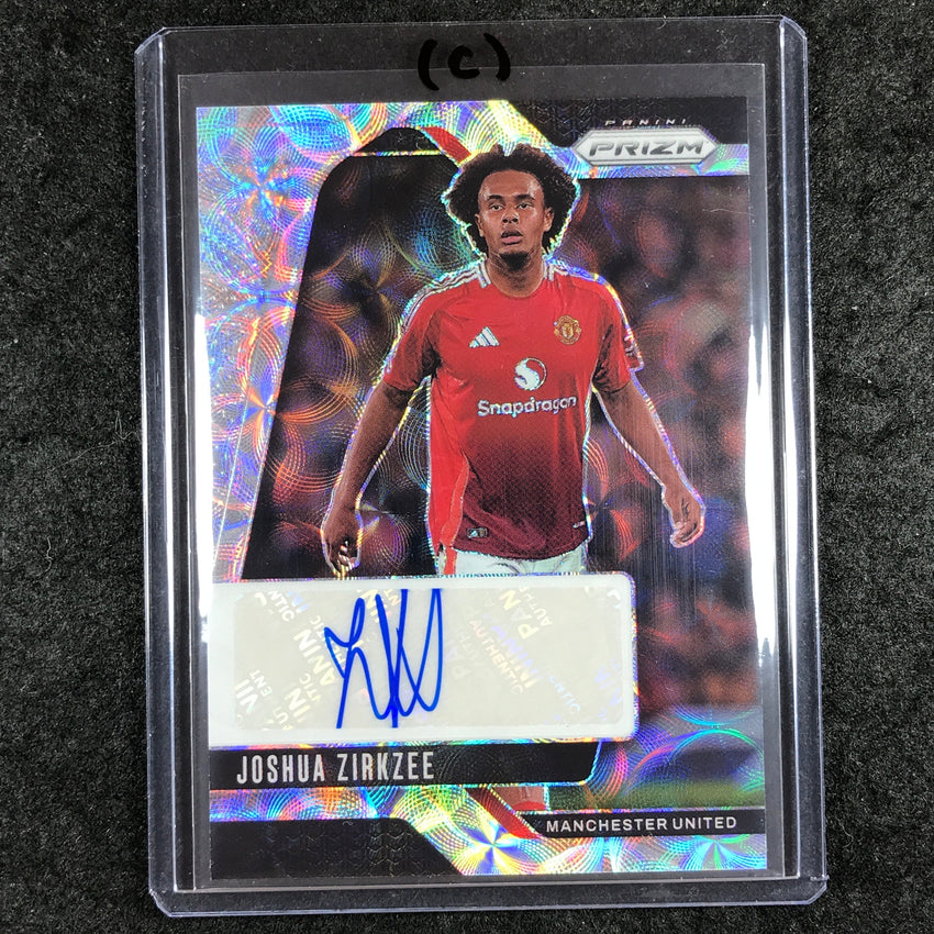 2024-25 Prizm EPL JOSHUA ZIRKZEE Signatures Auto Choice #JZ (C)