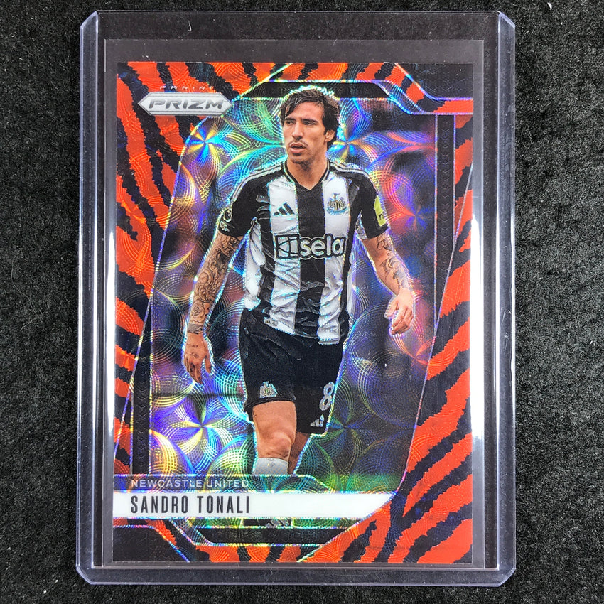 2024-25 Prizm EPL SANDRO TONALI Choice Tiger Stripe #117