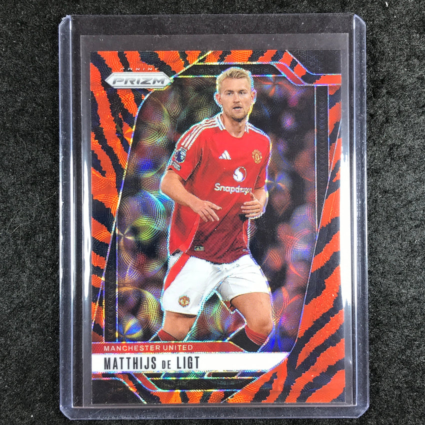 2024-25 Prizm EPL MATTHIJS DE LIGT Choice Tiger Stripe #125