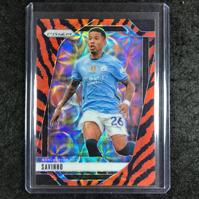 2024-25 Prizm EPL SAVINHO Choice Tiger Stripe #5