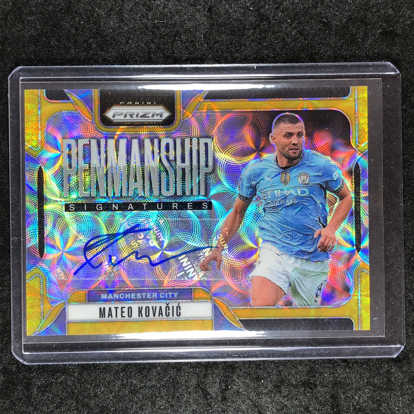 2024-25 Prizm EPL MATEO KOVACIC Penmanship Auto Choice Gold 6/10
