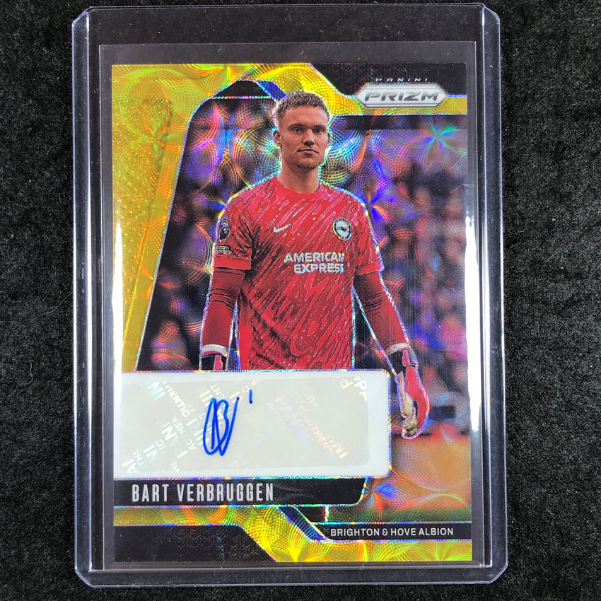 2024-25 Prizm EPL BART VERBRUGGEN Signatures Auto Choice Gold 9/10