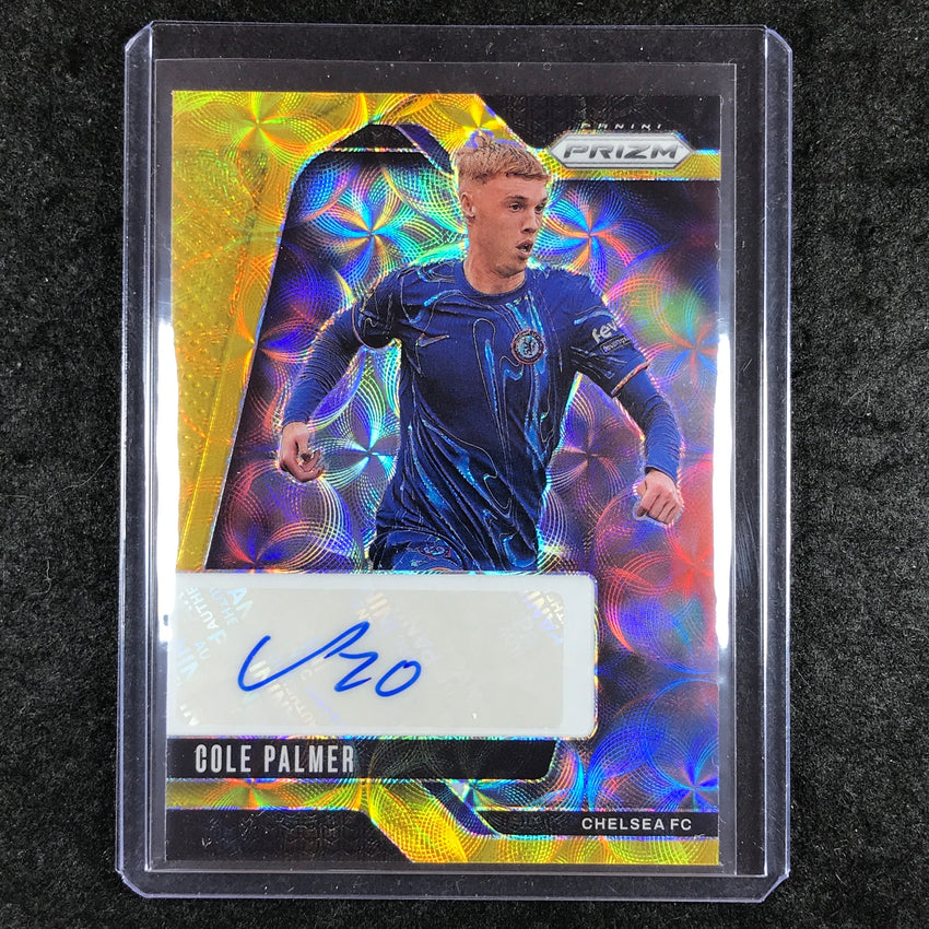 2024-25 Prizm EPL COLE PALMER Signatures Auto Choice Gold 10/10
