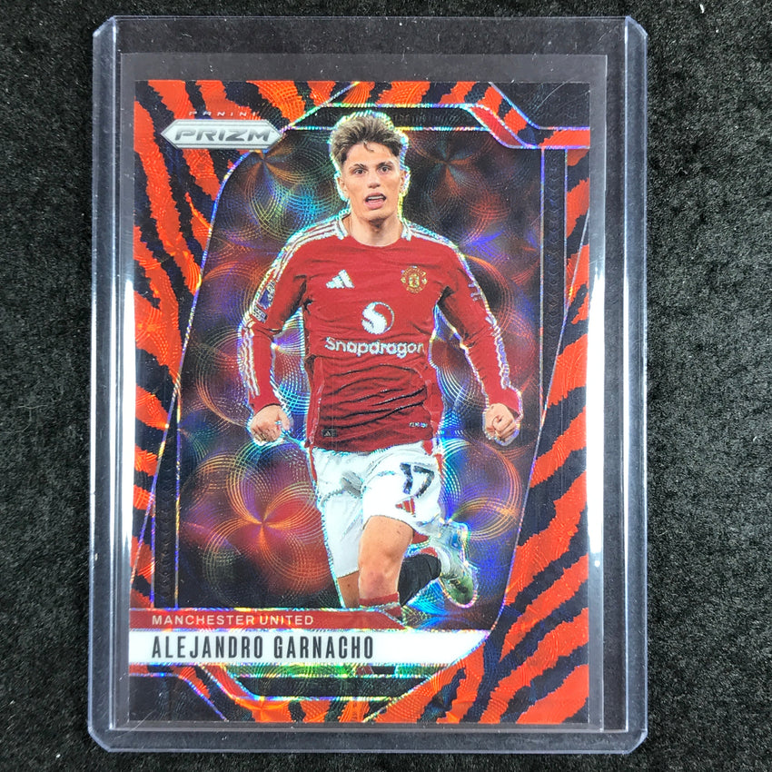 2024-25 Prizm EPL ALEJANDRO GARNACHO Choice Tiger Stripe #132