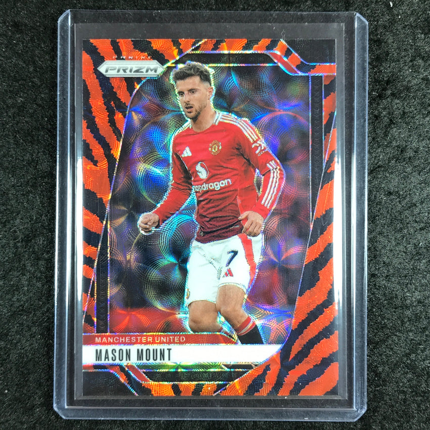 2024-25 Prizm EPL MASON MOUNT Choice Tiger Stripe #140
