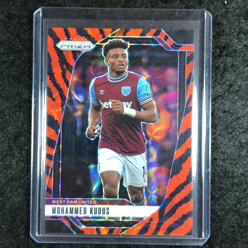 2024-25 Prizm EPL MOHAMMED KUDUS Choice Tiger Stripe #154