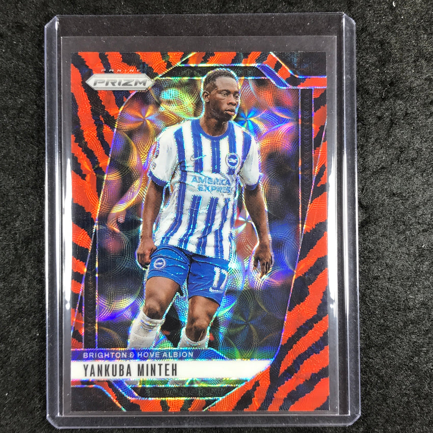 2024-25 Prizm EPL YANKUBA MINTEH Choice Tiger Stripe #180