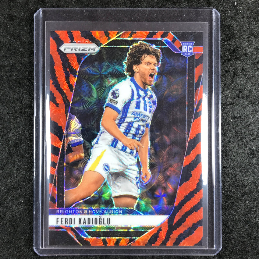 2024-25 Prizm EPL FERDI KADIOGLU Rookie Choice Tiger Stripe #183