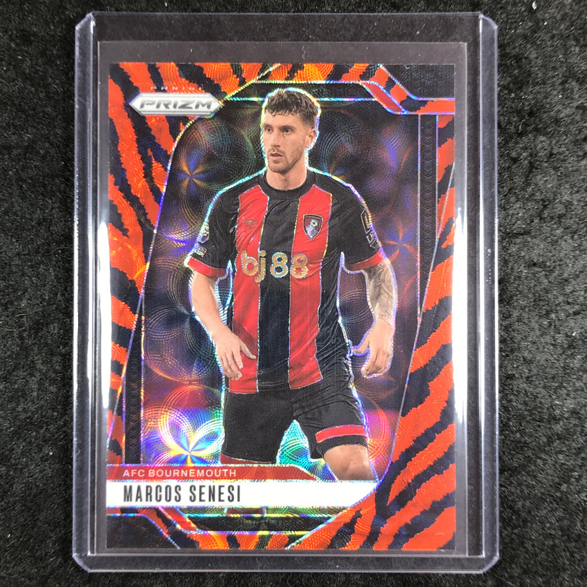 2024-25 Prizm EPL MARCOS SENESI Choice Tiger Stripe #187