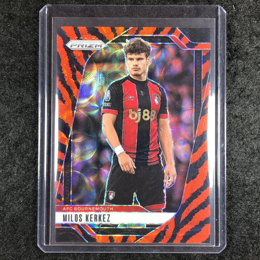 2024-25 Prizm EPL MILOS KERKEZ Choice Tiger Stripe #196