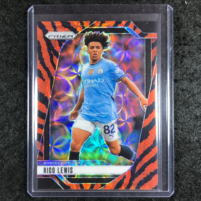 2024-25 Prizm EPL RICO LEWIS Choice Tiger Stripe #10