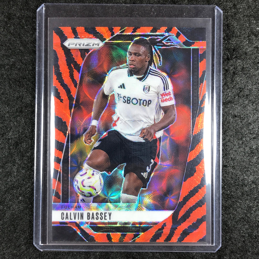 2024-25 Prizm EPL CALVIN BASSEY Choice Tiger Stripe #209