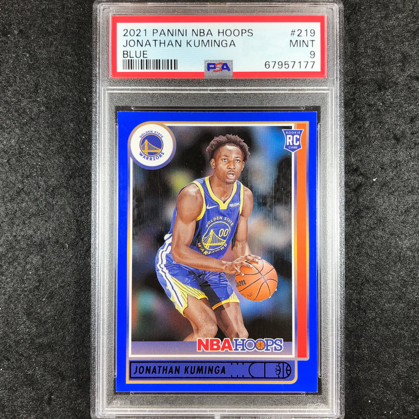 2021 NBA Hoops JONATHAN KUMINGA Rookie Blue #219 PSA 9 (177)