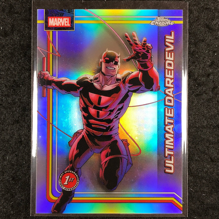 2026 Topps Chrome Marvel Comics ULTIMATE DAREDEVIL Debut Base Refractor #183