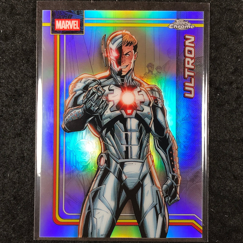 2026 Topps Chrome Marvel Comics ULTRON Base Refractor #185