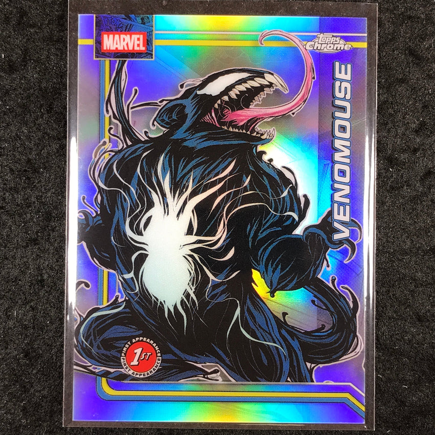 2026 Topps Chrome Marvel Comics VENOMOUSE Debut Base Refractor #189