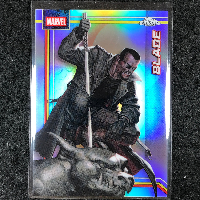 2026 Topps Chrome Marvel Comics BLADE Base Refractor #17