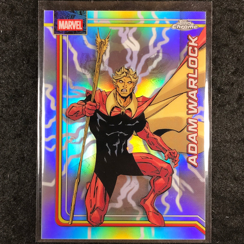 2026 Topps Chrome Marvel Comics ADAM WARLOCK Storm's Lightning Refractor #2